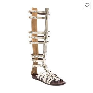Steve Madden Platinum Sparta Gladiator Sandal